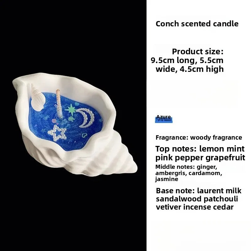 Ocean Shell Aromatherapy Scented Candle