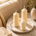 Roman Column Scented Candle Set